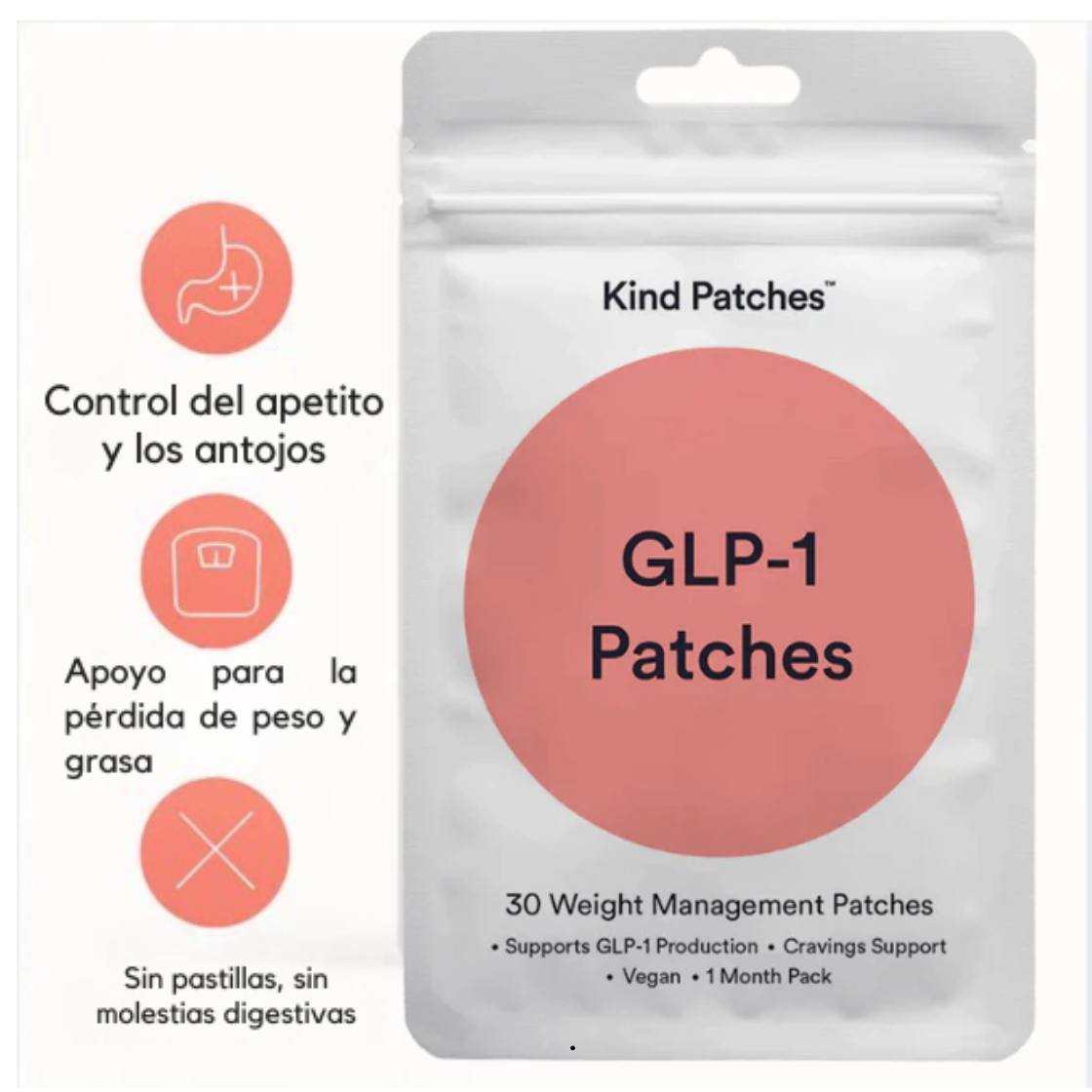 Parches GLP-1 Kind Patches Original + parche de dopamita + parche para desinflamar 3x1